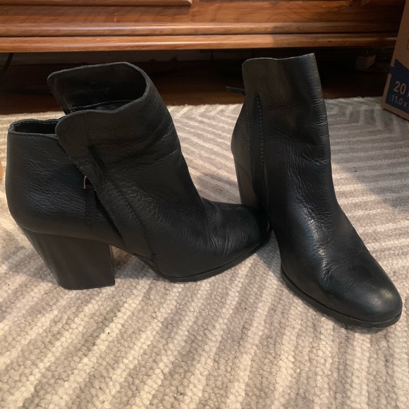 1. State Black Leather Booties - Picture 3 of 4